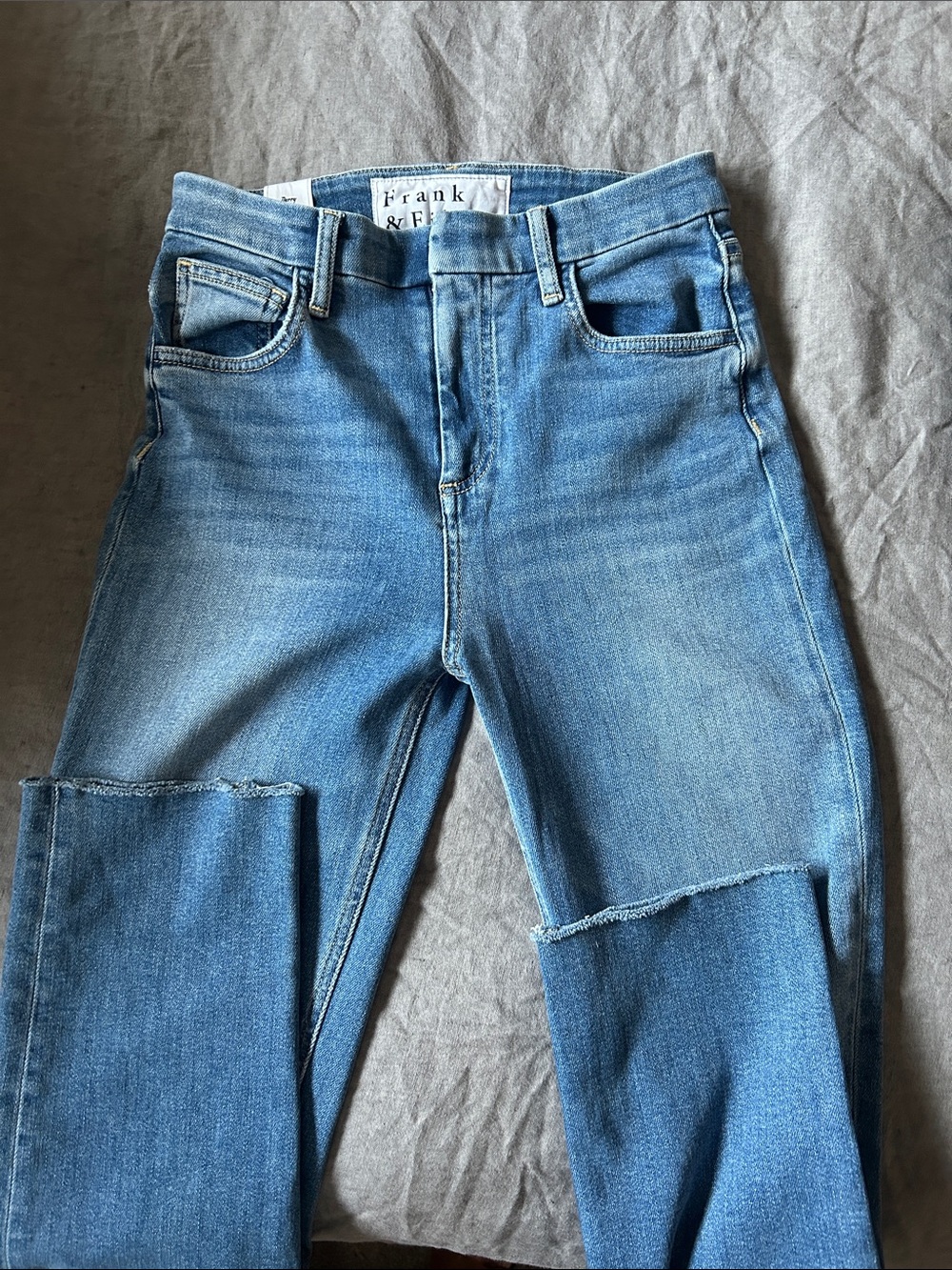 Frank & Eileen Light Blue Women’s Slim Straight Jeans